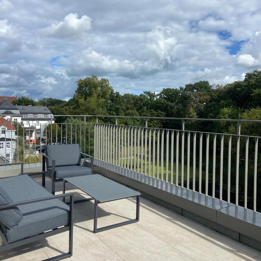 Apartament Zentrales Penthouse Mit Blick Auf Schwanenteich Minden  Zewnętrze zdjęcie