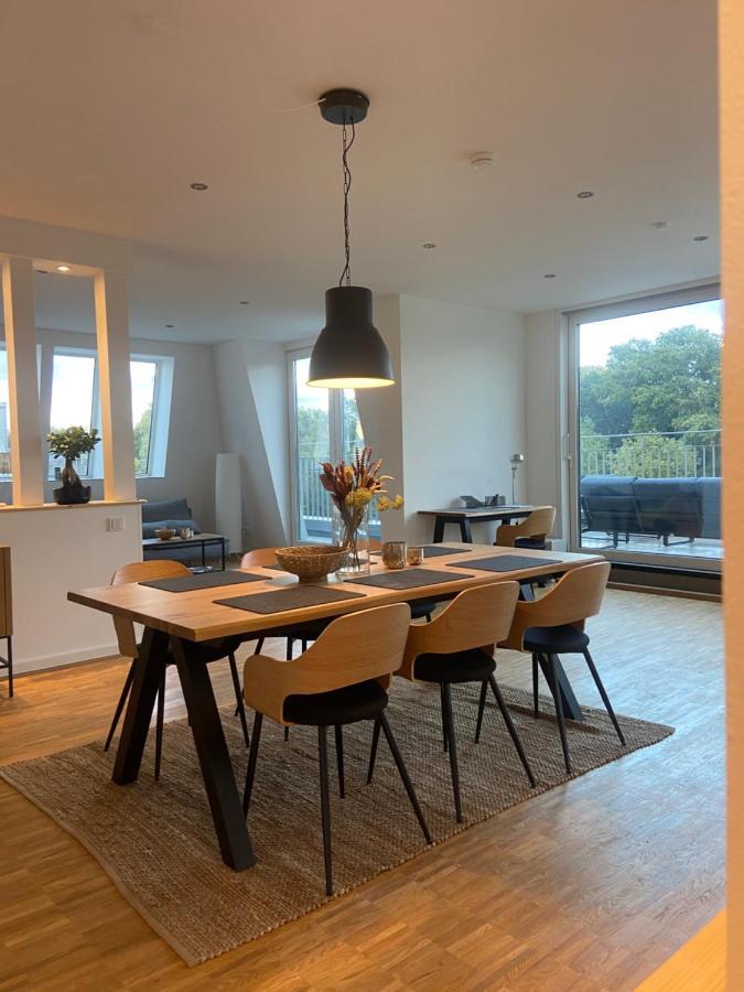 Apartament Zentrales Penthouse Mit Blick Auf Schwanenteich Minden  Zewnętrze zdjęcie