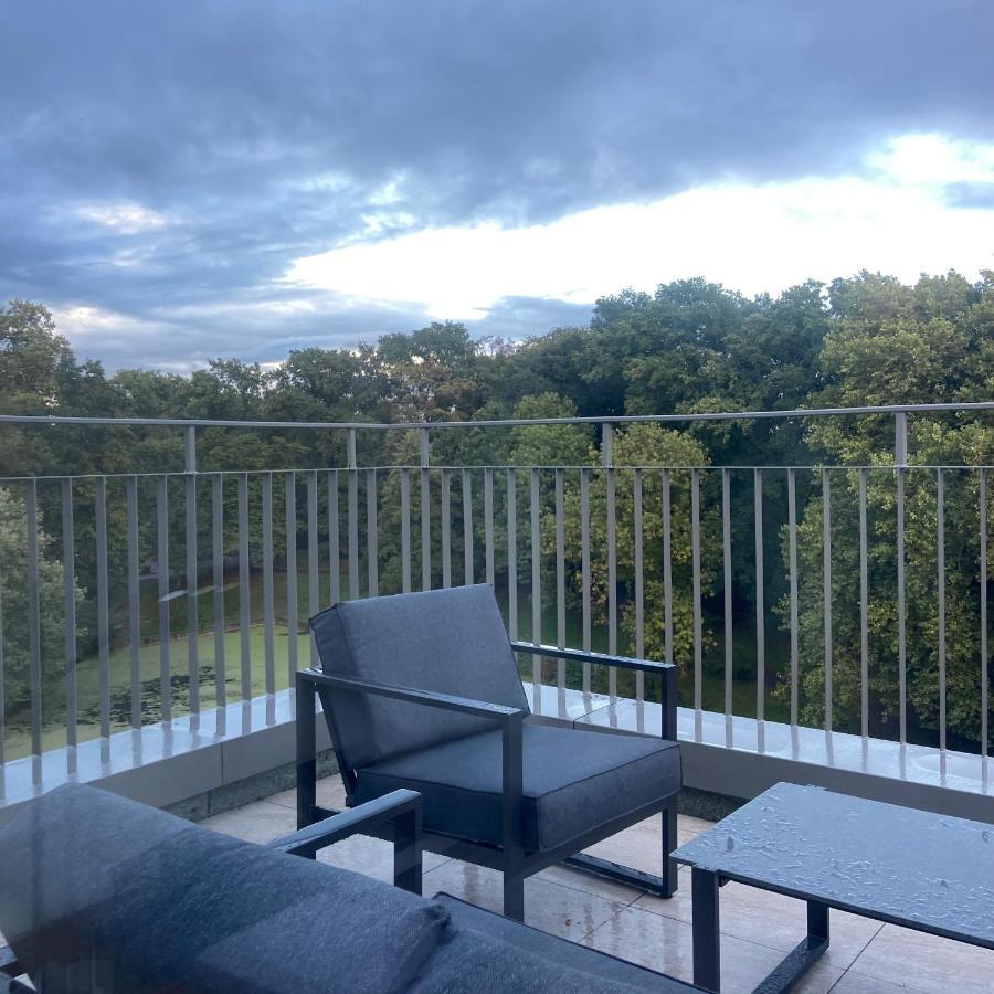 Apartament Zentrales Penthouse Mit Blick Auf Schwanenteich Minden  Zewnętrze zdjęcie
